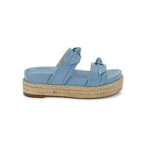 Alexandre Birman Knotted Leather Espadrille Sandals Size 8